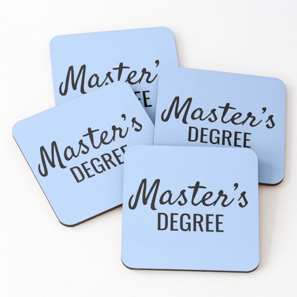 Item preview, University Masters Degree Cursive/Block Text designed and sold by SarahJisri.