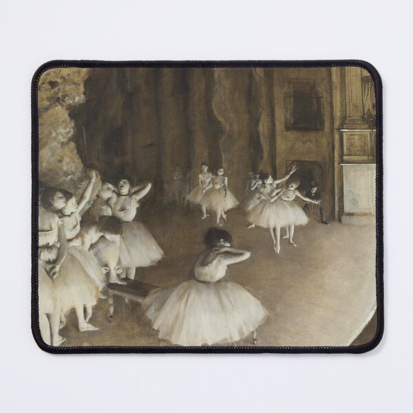 Item preview, Ballet Rehearsal on Stage by Edgar Degas designed and sold by classicartcache.