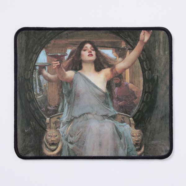 Item preview, Circe Offering the Cup to Odysseus by John William Waterhouse designed and sold by classicartcache.