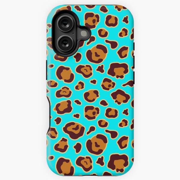 Item preview, Estampado animal de leopardo dorado turquesa para una fashionista elegante designed and sold by Vibbin4Life33.