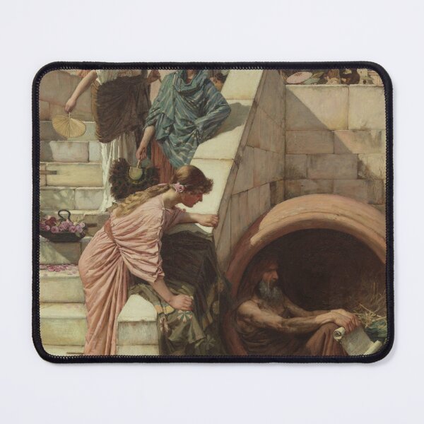 Item preview, Diogenes by John William Waterhouse designed and sold by classicartcache.