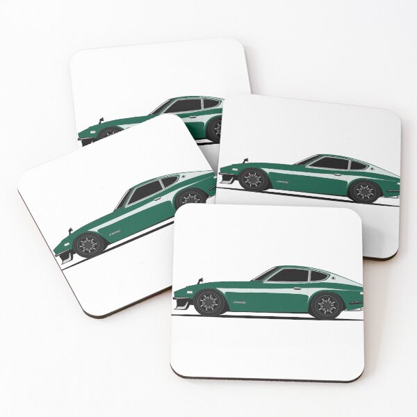 Item preview, Datsun 280z art print racing green designed and sold by OneOfThoseDaze.