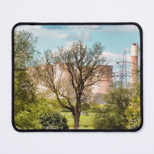 Item preview, #298 Ratcliffe Power Station Photographed From Kegworth Village Bridge Over The River Soar designed and sold by phutball.