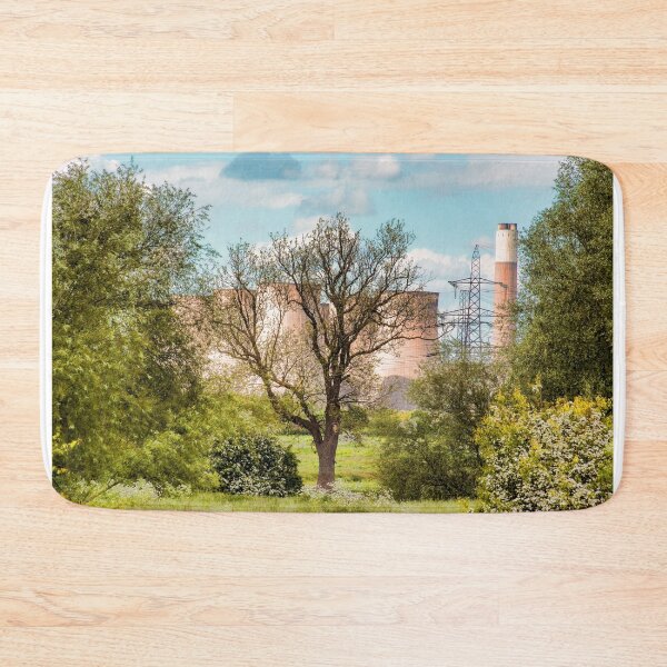 Item preview, #298 Ratcliffe Power Station Photographed From Kegworth Village Bridge Over The River Soar designed and sold by phutball.