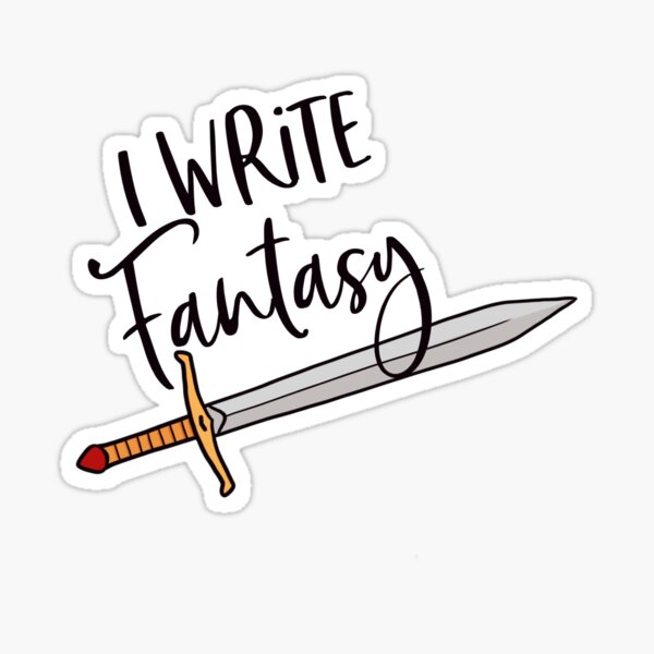 Artikel-Vorschau von Ich schreibe Fantasy-Schwertdoodle, designt und verkauft von inkscrawl.