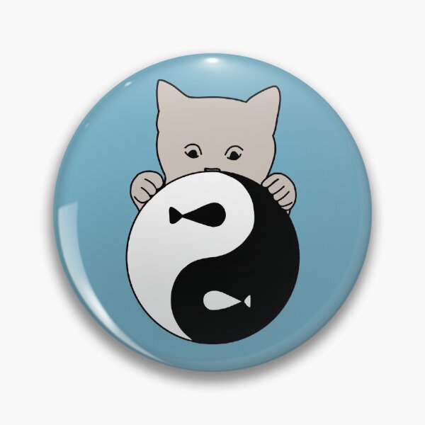 Item preview, ying yang meaning love cat  designed and sold by Sevval123.