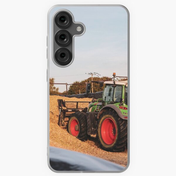 Item preview, Fendt pushing up maize silage designed and sold by AgriPhotoUK.