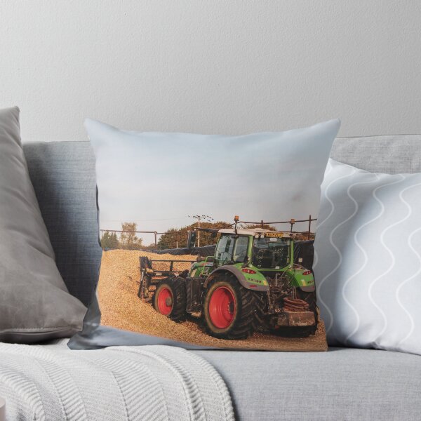 Item preview, Fendt pushing up maize silage designed and sold by AgriPhotoUK.