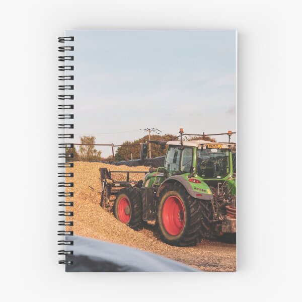 Item preview, Fendt pushing up maize silage designed and sold by AgriPhotoUK.