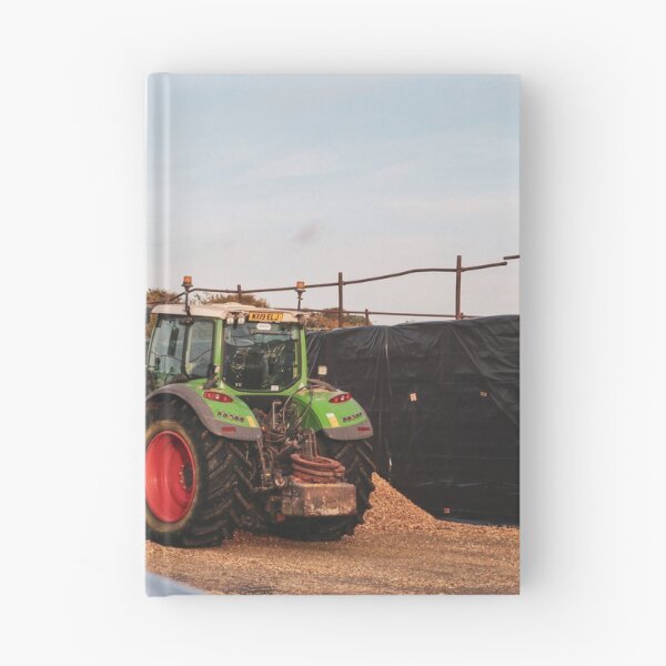 Item preview, Fendt pushing up maize silage designed and sold by AgriPhotoUK.