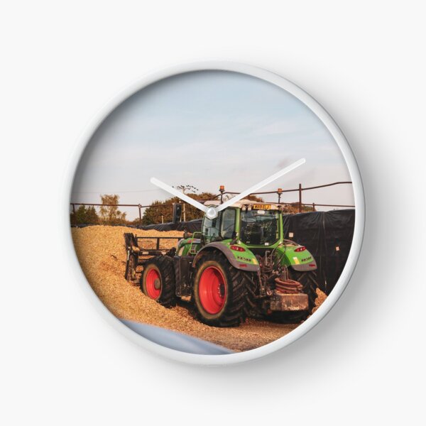 Item preview, Fendt pushing up maize silage designed and sold by AgriPhotoUK.