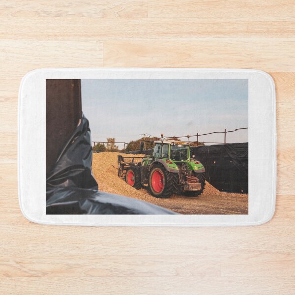 Item preview, Fendt pushing up maize silage designed and sold by AgriPhotoUK.