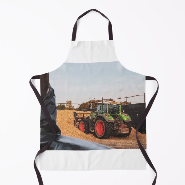 Item preview, Fendt pushing up maize silage designed and sold by AgriPhotoUK.