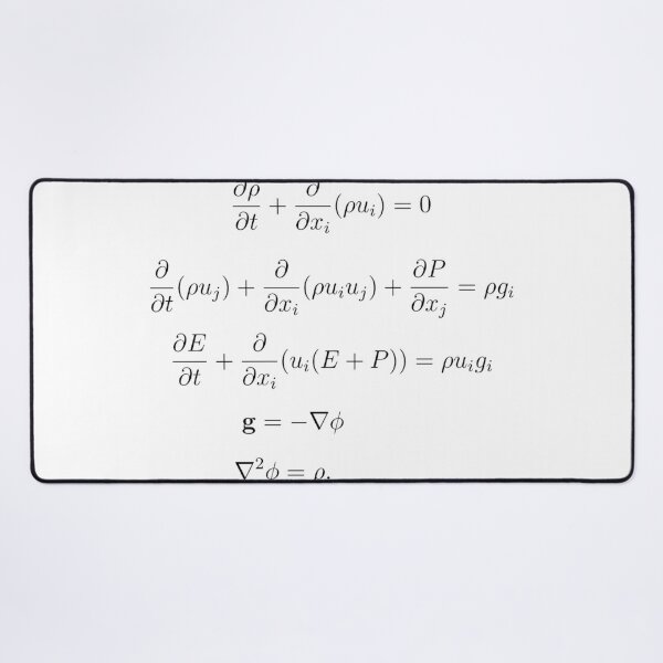Gas Dynamics with Classical Gravitation Desk Mat