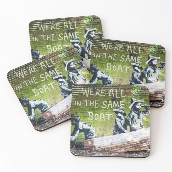 Item preview, Banksy - 'We're all in the same Boat' designed and sold by Mister Whippy's World of Wonders.