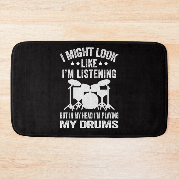 Item preview, In My Head I'm Playing My Drums Funny Drummer gift designed and sold by Majesticoo.