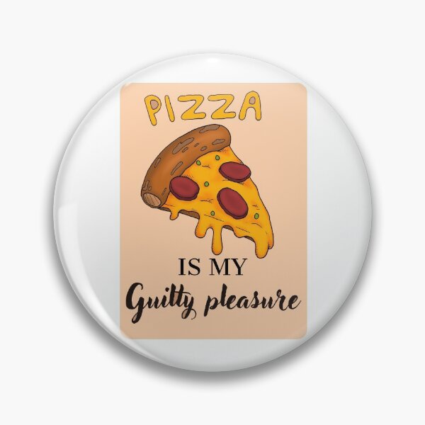 Item preview, Pizza Is My Guilty Pleasure Sticker designed and sold by Mvcias.