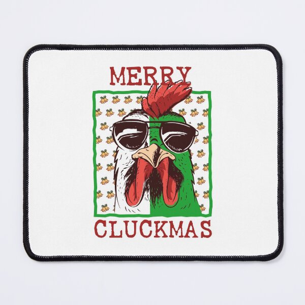 Item preview, Merry Cluckmas Chicken Christmas Rooster Funny Xmas designed and sold by Silly Dad Shirts.