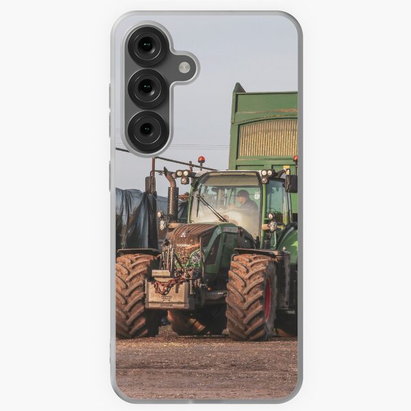 Item preview, Fendt and Bailey trailer tipping silage designed and sold by AgriPhotoUK.