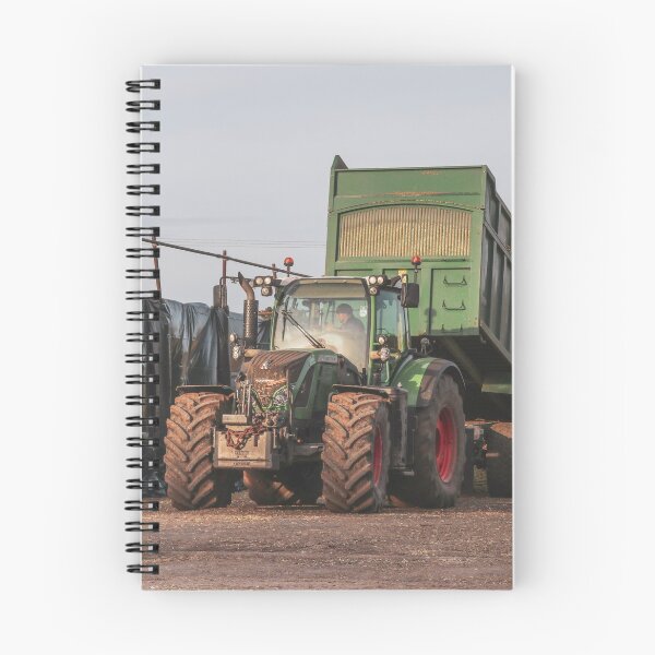 Item preview, Fendt and Bailey trailer tipping silage designed and sold by AgriPhotoUK.