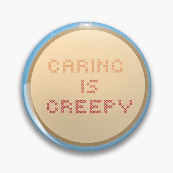 Item preview, Caring is Creepy  designed and sold by divyadoodles.
