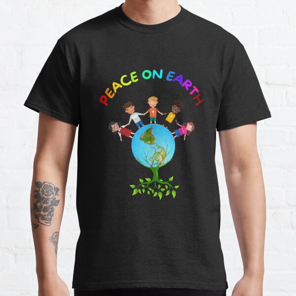 Frieden auf Erden mit Kindern Classic T-Shirt