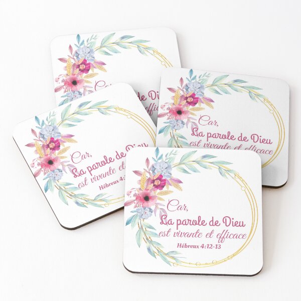 Item preview, Hebrews 4: 12-13: For the word of God is living and effective. designed and sold by ParolesdeVie.