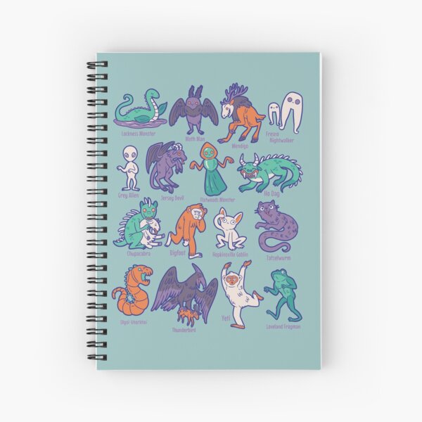 Vista previa del artículo con la obra «Criaturas crípticas - Mitología», diseñado y vendido por michelledraws.