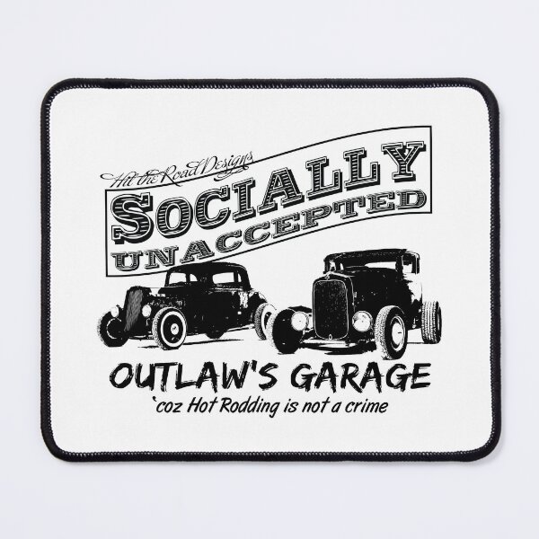Item preview, Outlaw's Garage. Socially unaccepted Hot Rods light bkg designed and sold by htrdesigns.