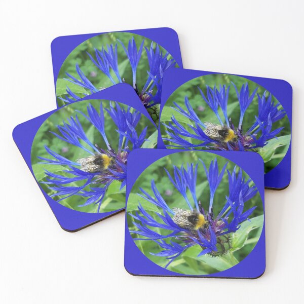 Item preview, Mountain Cornflower and Bee designed and sold by amanda150771.