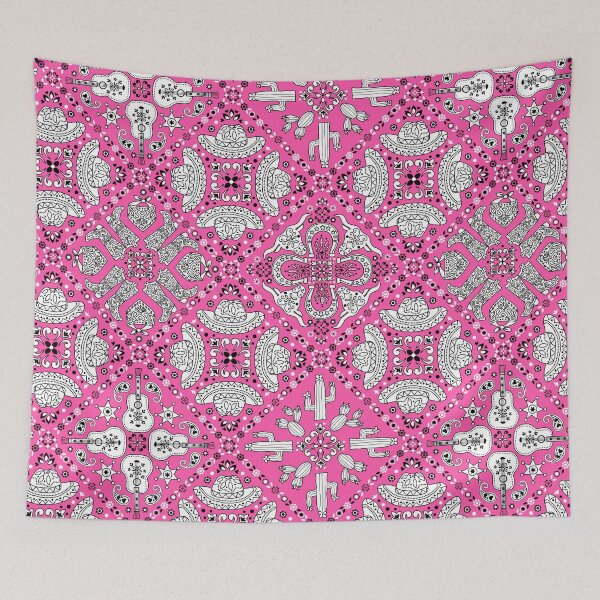 Item preview, Cowboy Bandana pink designed and sold by Cressidacarr.