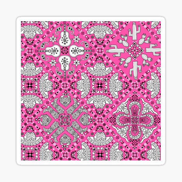 Item preview, Cowboy Bandana pink designed and sold by Cressidacarr.