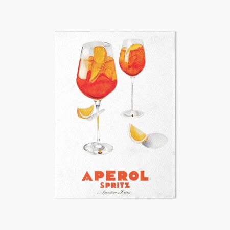 Aperol Spritz Art Board Print