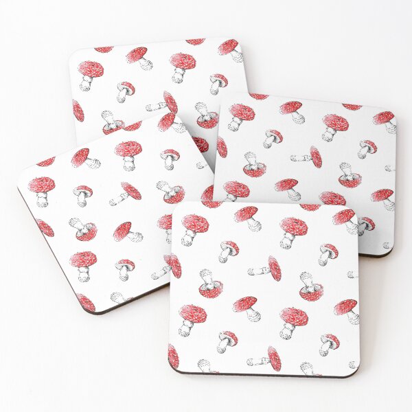 Item preview, Fly-agarics (amanitas) seamless pattern designed and sold by AleksOrel.