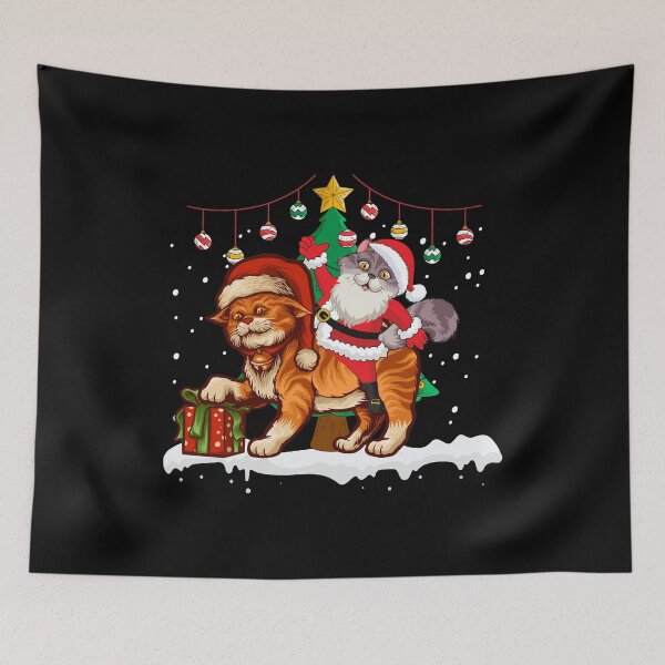 Item preview, Santa Christmas Cat | Funny Festive Season Cat 2021 designed and sold by thecooltable.