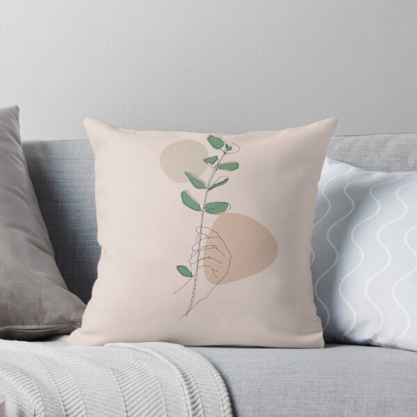 Item preview, hand and leaf line art #1  designed and sold by readallthebooks.