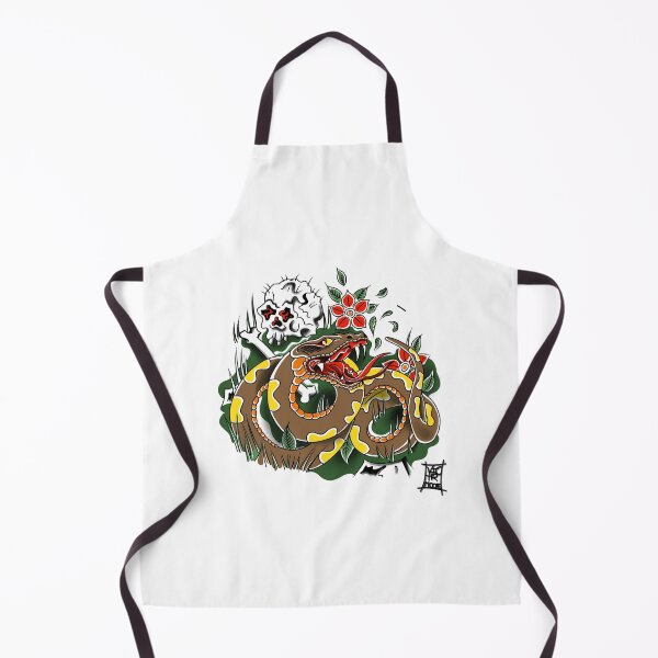 Item preview, American Traditional Snake and Skulls designed and sold by Victor Moore.