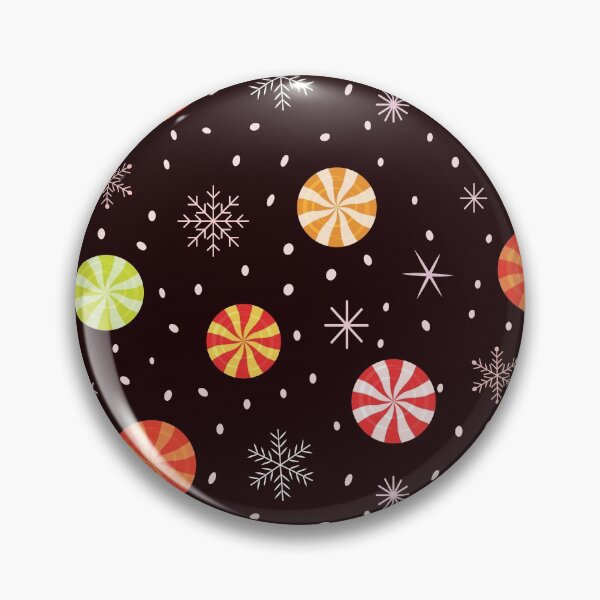 Item preview, Christmas colorful  candy  peppermint  with snowflakes  pattern  designed and sold by Yasminepatterns .