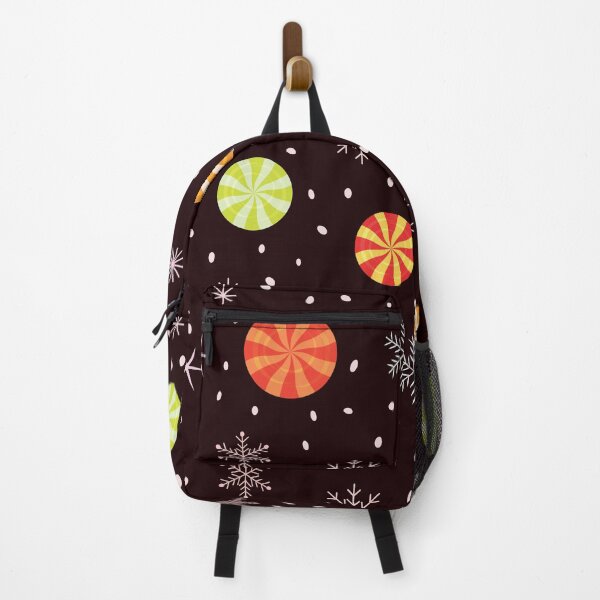 Item preview, Christmas colorful candy peppermint with snowflakes pattern designed and sold by Yasminepatterns .