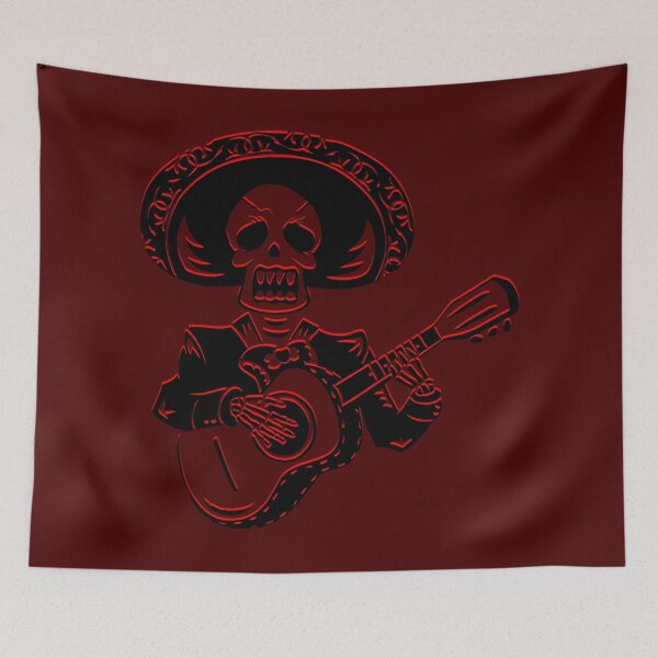 Item preview, Skull playing guitar music designed and sold by lakshithared.