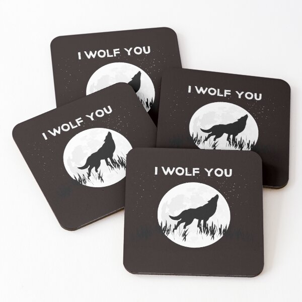 Item preview, I Wolf You! I love you, member of my pack!  designed and sold by soflanicole.