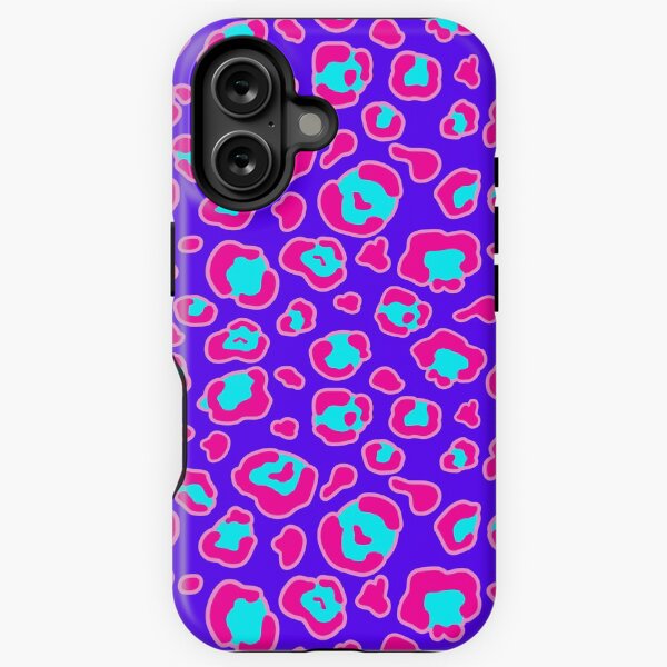 Item preview, Estampado animal de leopardo rosa violeta turquesa para una fashionista elegante designed and sold by Vibbin4Life33.