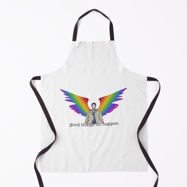 Item preview, Good Things Do Happen - Castiel (Bright Rainbow Wings) designed and sold by spottedhound.