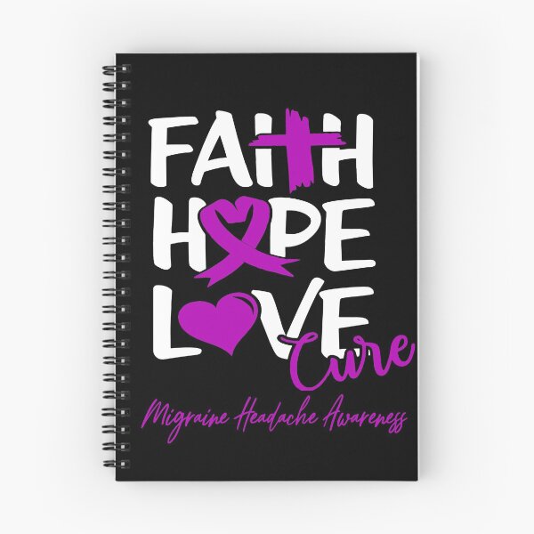 Item preview, Faith Hope Love Cure Migraine Headache Awareness designed and sold by Grooffos.