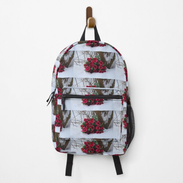 Item preview, Red Rose Bouquet on the Winter Snow designed and sold by JariHawk.