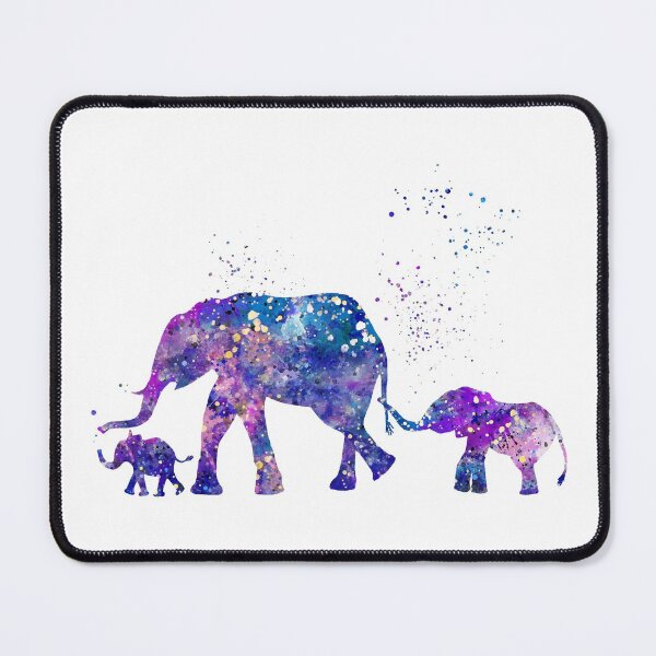 Item preview, Mom Elephant with two little child elephants designed and sold by EvasDreams.