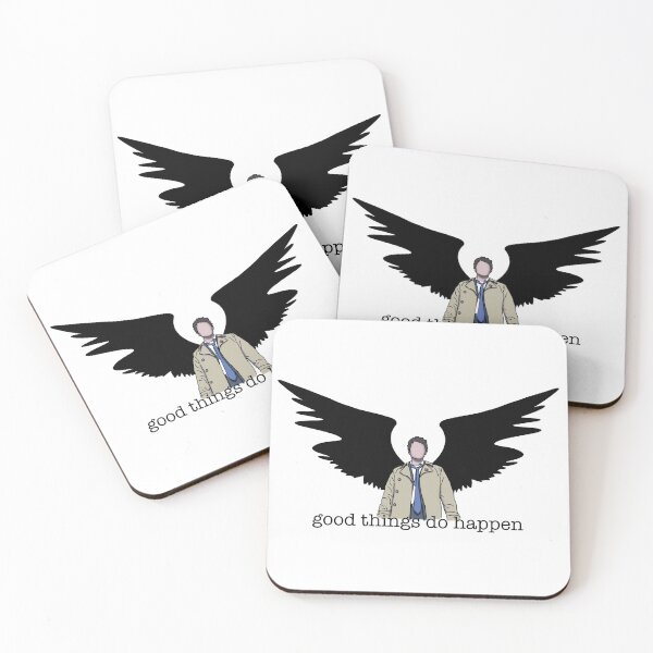 Item preview, Good Things Do Happen - Castiel (Black Wings) designed and sold by spottedhound.