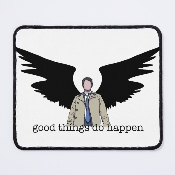 Item preview, Good Things Do Happen - Castiel (Black Wings) designed and sold by spottedhound.