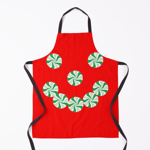 Item preview, Spearmint Christmas Candy Happy Face designed and sold by Deborah Camp.
