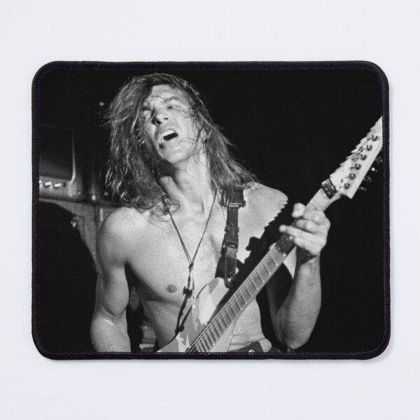 Item preview, George Lynch BW Photograph designed and sold by ConcertImages.